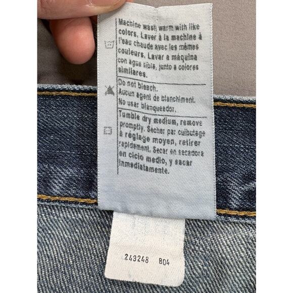 Carhartt Men's 34x36 Relaxed Straight Fit Denim Blue Jeans Pants WTD - Picture 6 of 11